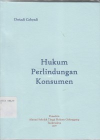 Image of HUKUM PERLINDUNGAN KONSUMEN