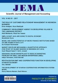Image of JEMA: Jurnal Ilmiah Bidang Akuntansi dan Manajemen