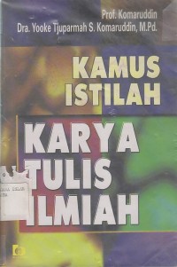 Image of KAMUS ISTILAH KARYA TULIS ILAMIAH