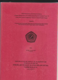 Image of KEKERASAN DALAM RUMAH TANGGA