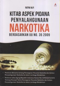 Image of KITAB ASPEK PIDANA PENYALAHGUNAAN NARKOTIKA