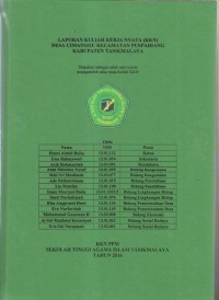Image of LAPORAN KULIAH KERJA NYATA (KKN) DESA CIMANGGU KECAMATAN PUSPAHIANG KABUPATEN TASIKMALAYA