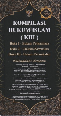 Image of KOMPILASI HUKUM ISLAM (KHI)