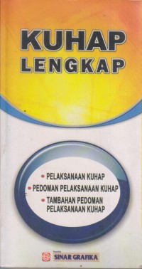 Image of KUHAP LENGKAP