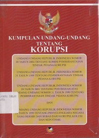 Image of KUMPULAN UNDANG-UNDANG TENTANG KORUPSI