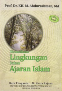 Image of MEMELIHARA LINGKUNGAN DALAM AJARAN ISLAM