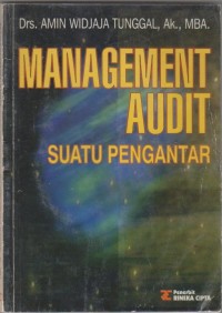 Image of MANAGEMEN AUDIT SUATU PENGANTAR