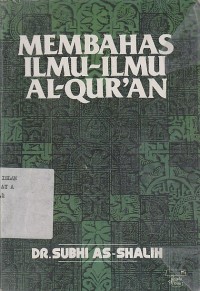 Image of MEMBAHAS ILMI-ILMU AL-QUR`AN
