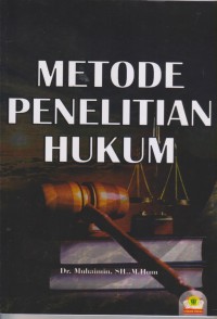 Image of METODE PENELITIAN HUKUM