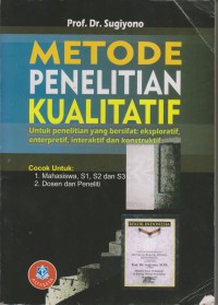 Image of METODE PENELITIAN KUALITATIF