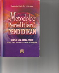 Image of METODOLOGI PENELITIAN PENDIDIKAN
