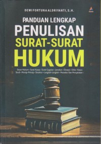 Image of PANDUAN LENGKAP PENULISAN SURAT-SURAT HUKUM
