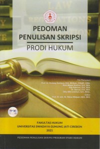 Image of PEDOMAN PENULISAN SKRIPSI PRODI HUKUM
