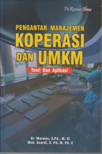Image of PENGANTAR MANAJEMEN KOPERASI DAN UMKM Teori Dan Aplikasi