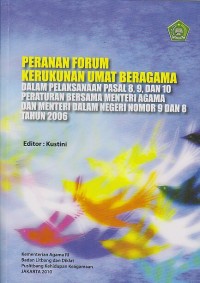Image of PERANAN FORUM KERUKUNAN UMAT BERAGAMA