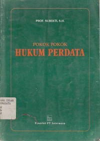 Image of POKOK-POKOK HUKUM PERDATA