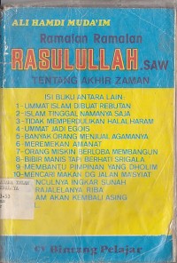 Image of RAMALAN-RAMALAN RASULULLAH SAW TENTANG AKHIR ZAMAN