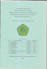 Image of LAPORAN PELAKSANAAN KULIAH KERJA NYATA (KKN)