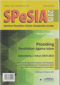 Image of SpeSIA Seminar Penelitian Sivitas Akademika Unisba Fakultas Tarbiyah Prosiding Pendidikan Agama Islam Gelombang 2 tahun 2014-2015