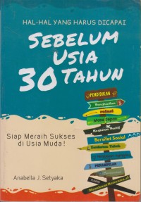 Image of HAL-HAL YANG HARUS DICAPAI SEBELUM USIA 30 TAHUN