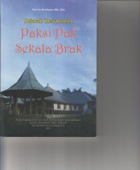 Image of SEJARAH KESULTANAN PAKSI SEKALA BRAK
