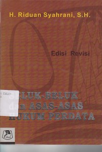 Image of SELUK BELUK DAN ASAS-ASAS HUKUM PERDATA
