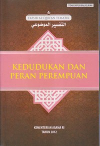 Image of TAFSIR AL-QUR'AN TEMATIK 
KEDUDUKAN DAN PERAN PEREMPUAN