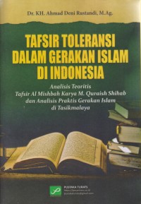 Image of TAFSIR TOLERANSI DALAM GERAKAN ISLAM DI INDONESIA