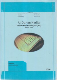 Image of AL-QUR'AN HADIS UNTUK MADRASAH ALIYAH