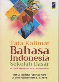 Image of TATA KALIMAT BAHASA INDONESIA SEKOLAH DASAR