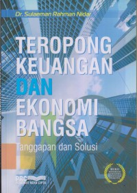 Image of TEROPONG KEUANGAN DAN EKONOMI BANGSA TANGGAPAN DAN SOLUSI