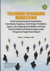 Image of TOLERANSI BERAGAMA MAHSISWA