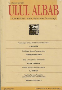 Image of ULUL  ALBAB  ; JURNAL STUDI ISLAM, SAINA DAN TEKNOLOGI