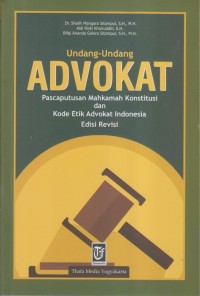 Image of UNDANG-UNDANG ADVOKAT