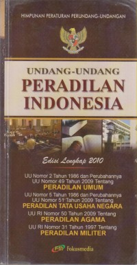 Image of UNDANG-UNDANG PERADILAN INDONESIA