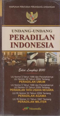 Image of UNDANG UNDANG PERADILAN INDONESIA