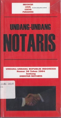 Image of UNDANG-UNDANG NOTARIS